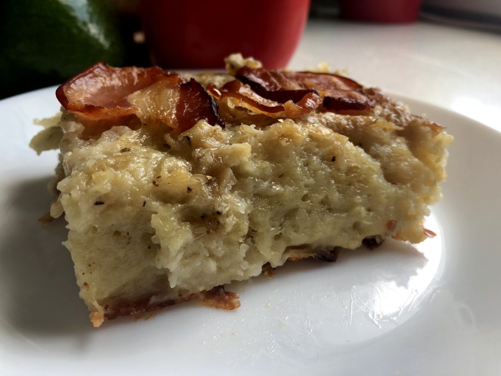 Polish Potato Pie served