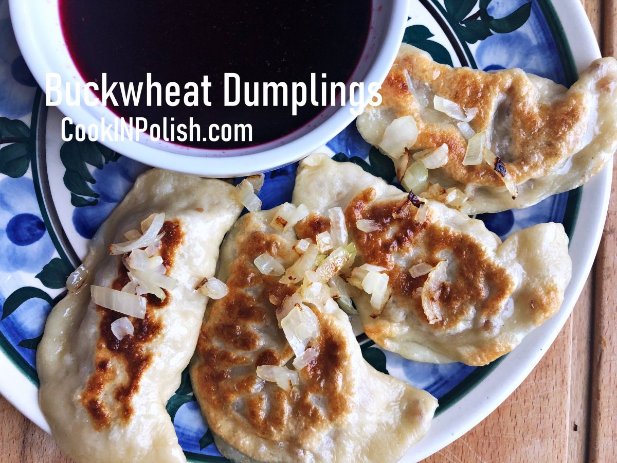 Zamojskie Buckwheat Dumplings CookINPolish Traditional Recipes
