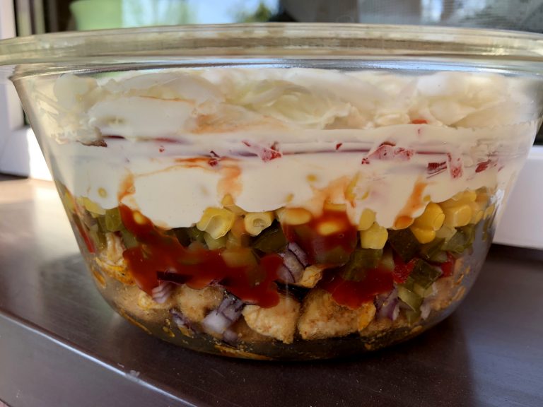 Polish Gyros Salad - CookINPolish - Traditional Recipes