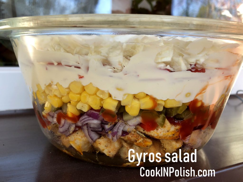Polish Gyros Salad