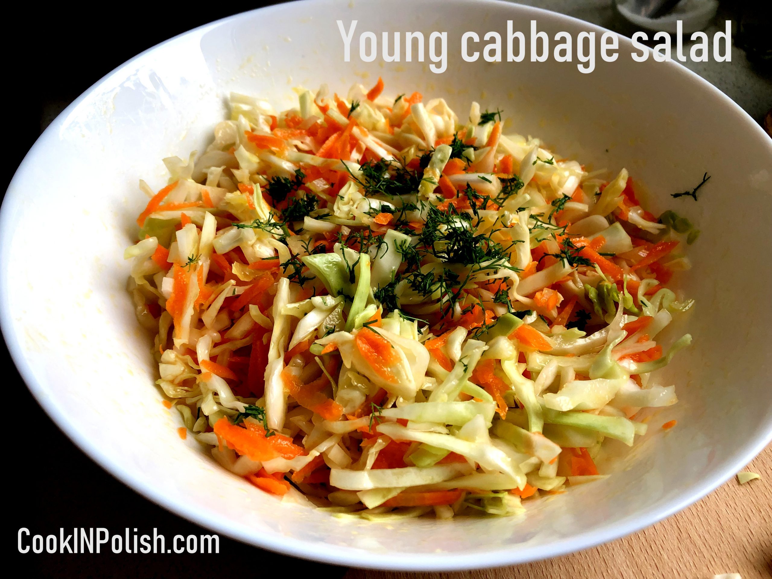 Spring Cabbage Salad, Recipe