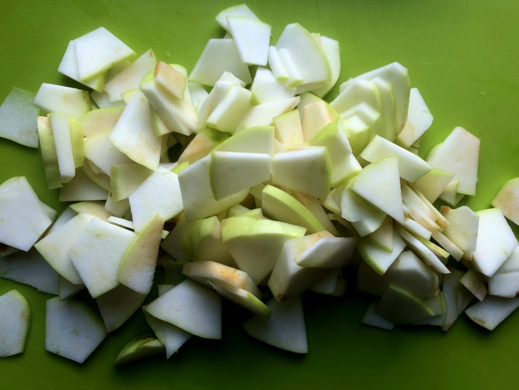 Polish apples cut - Antonówka 