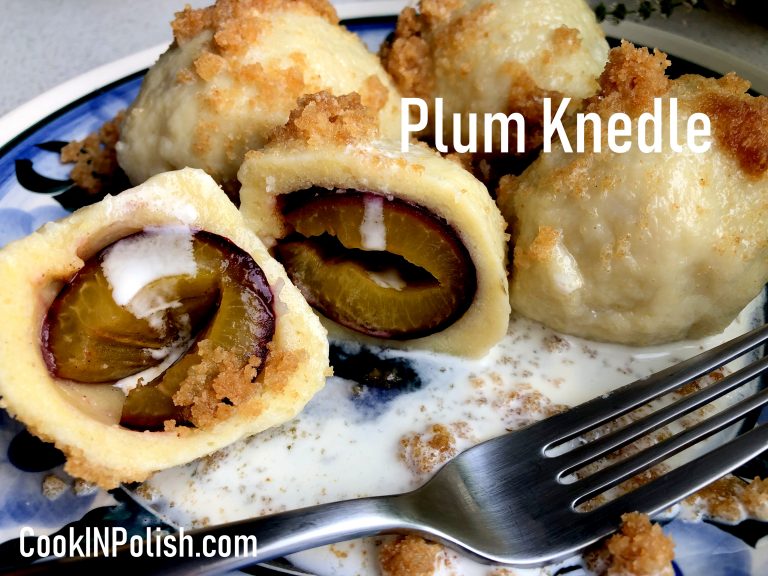 Polish Plum Potato Dumplings – Knedle ze Śliwkami