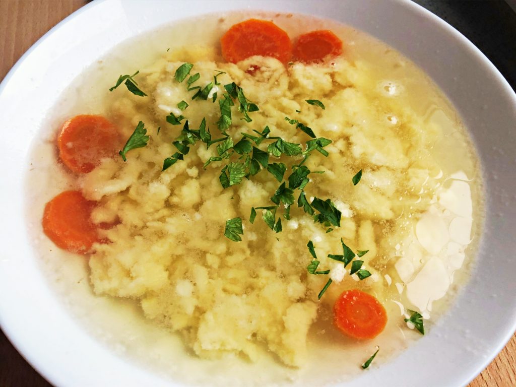 Polish Egg Drop Noodles Chicken Soup (Lane Kluski) - Everyday