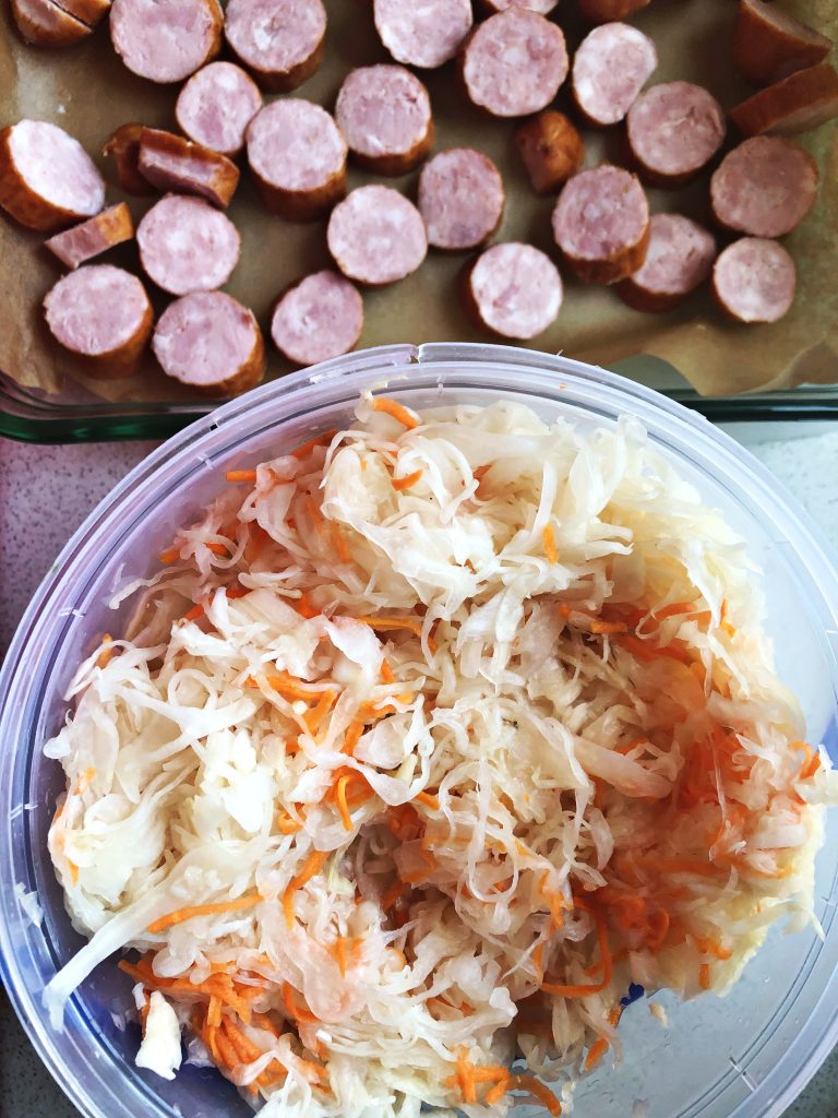 Polish Oven Roasted Sausage and Sauerkraut CookINPolish Polish Food