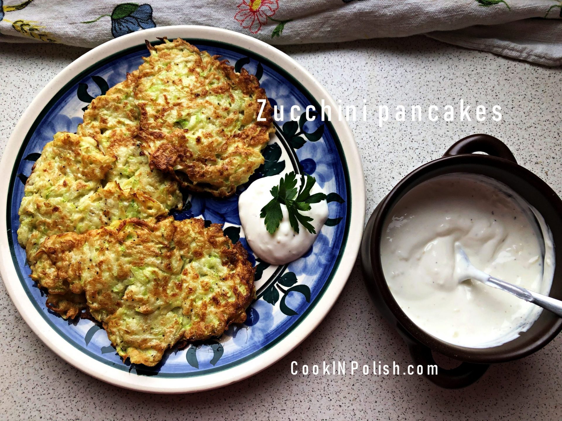 Zucchini pancakes