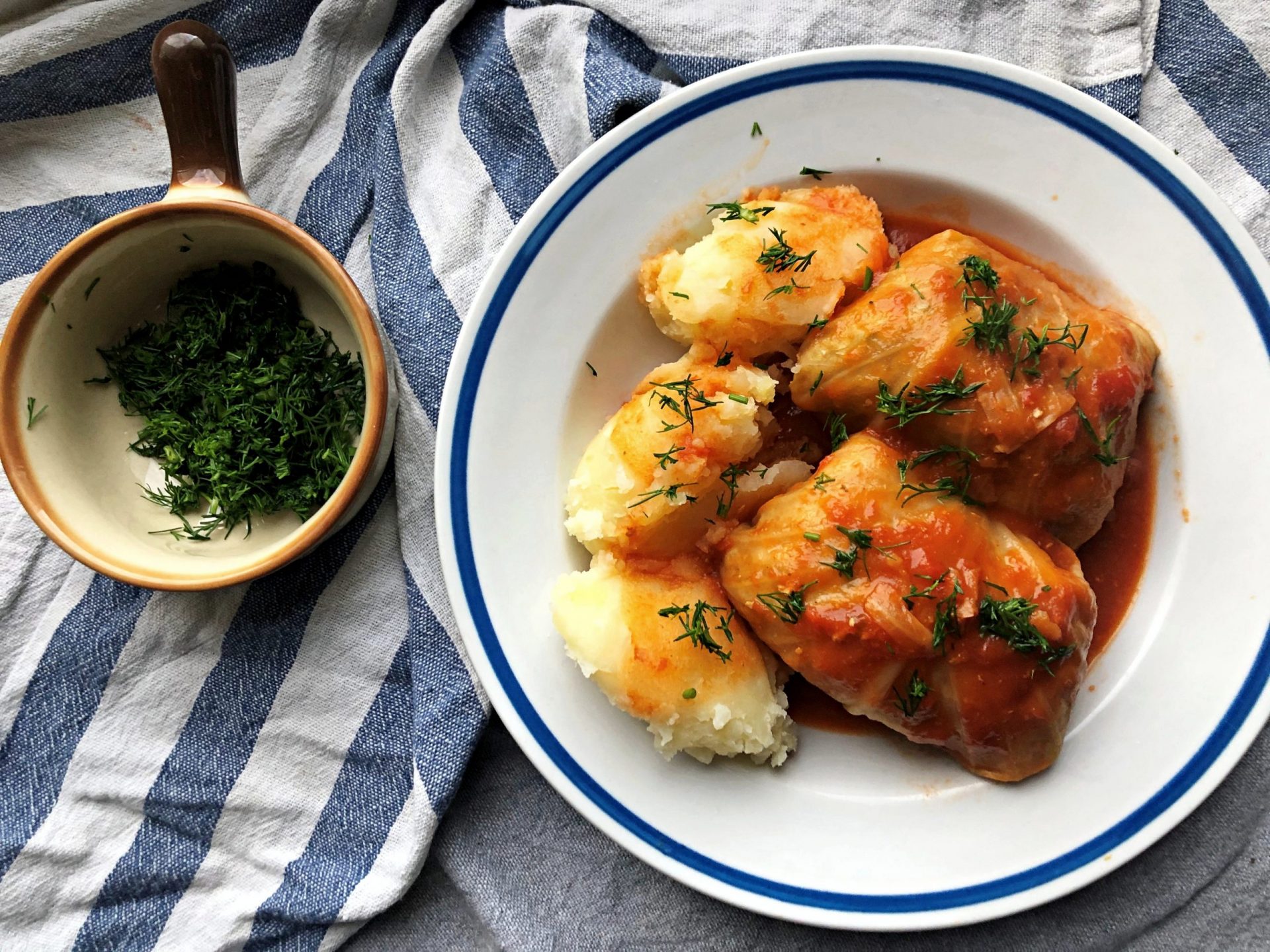 Gołąbki – Polish cabbage rolls