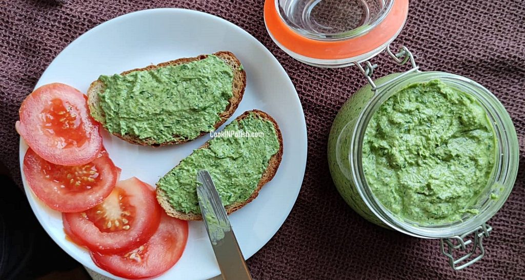 wild garlic bread spread