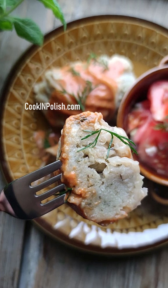 Potato stuffed cabbage rolls