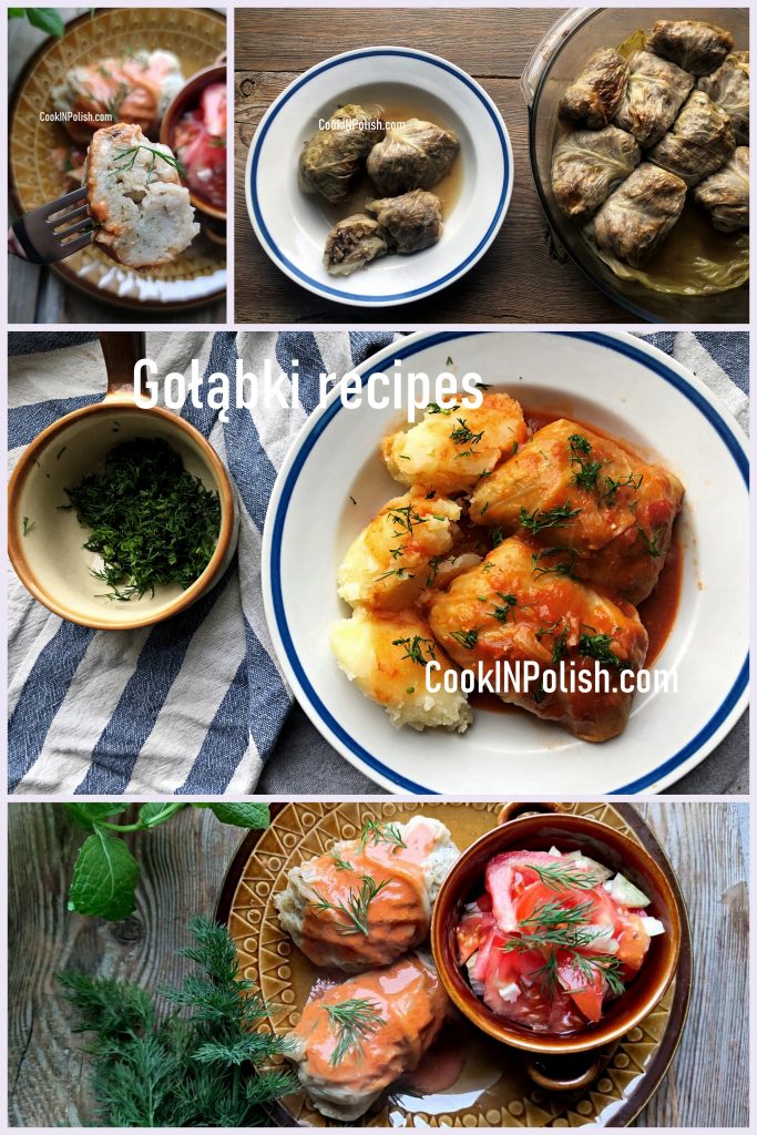 Polish Gołabki recipes - different types of cabbage rolls