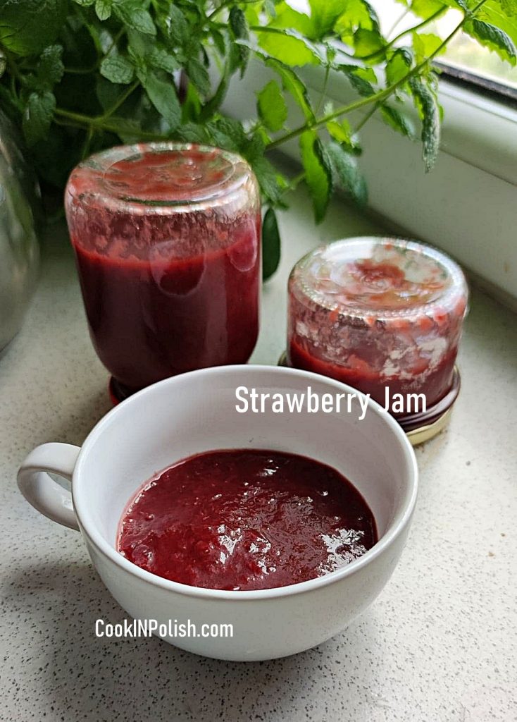 Strawberry jam ready