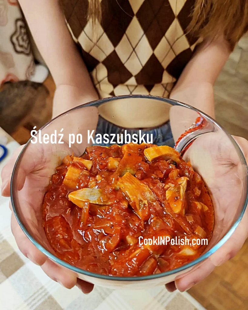 Śledź po Kaszubsku - Cashubian Style Herring served