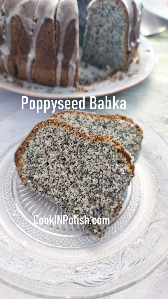 Poppy Seed Babka on a plate