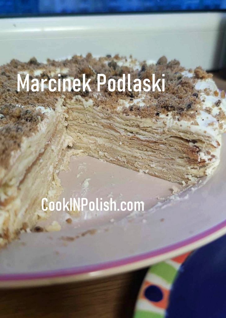 Marcinek Podlaski Cake ready to be served