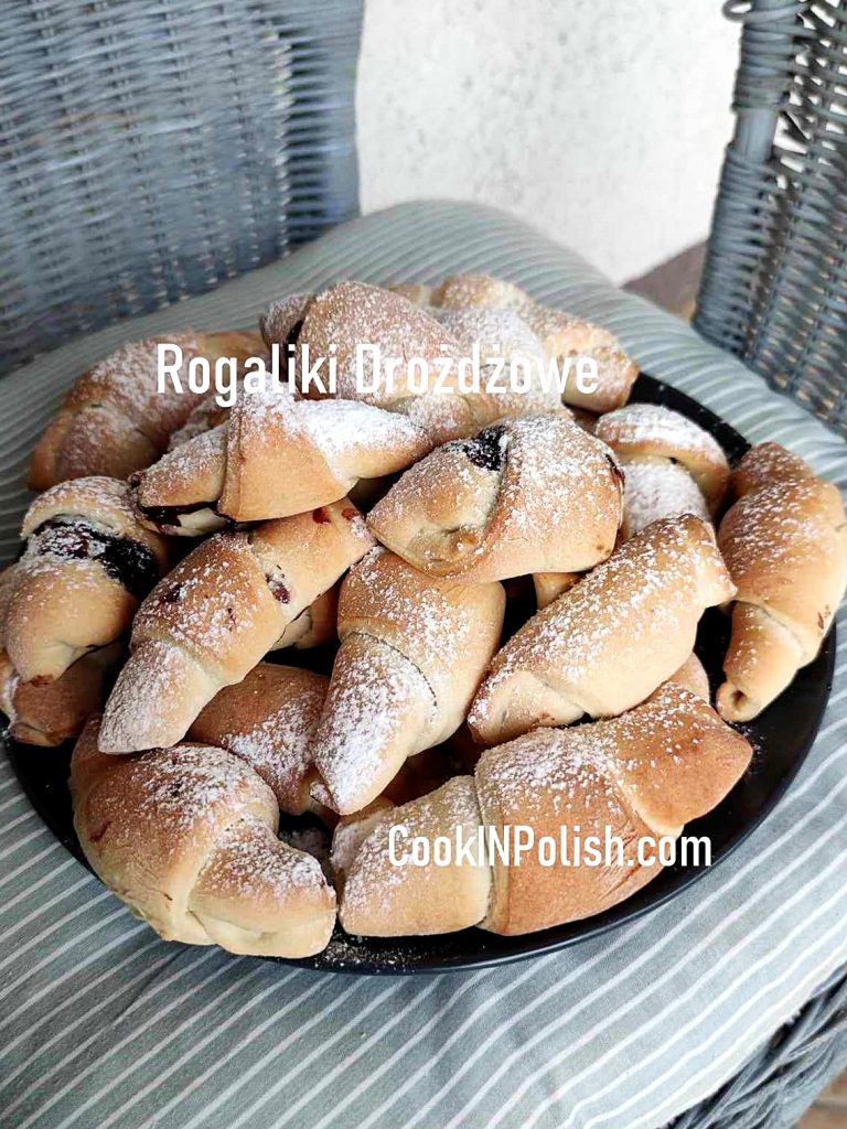 Crescent Rolls with Marmalade served on a plate