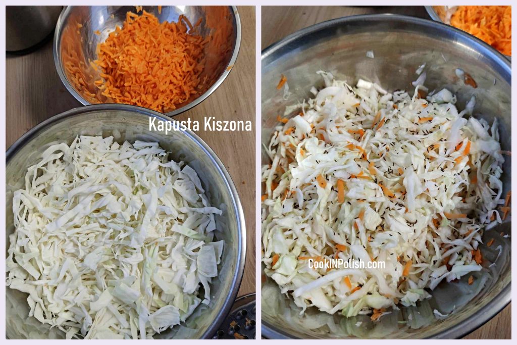 Kapusta Kiszona - Sauerkraut in the making