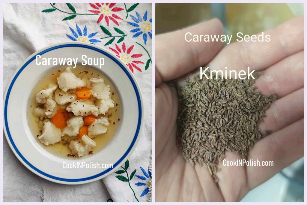 Caraway Soup with Semolina Dumplings