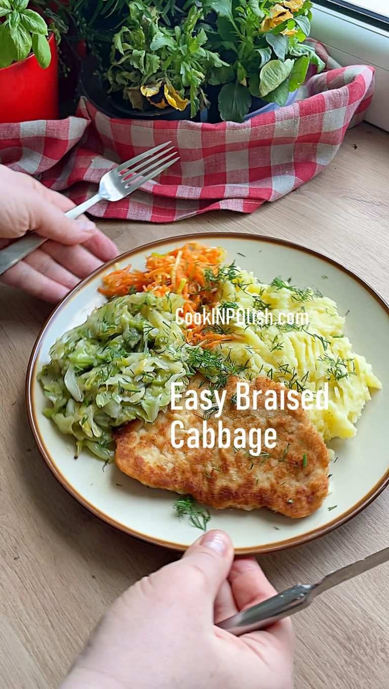 Easy Polish Braised Cabbage