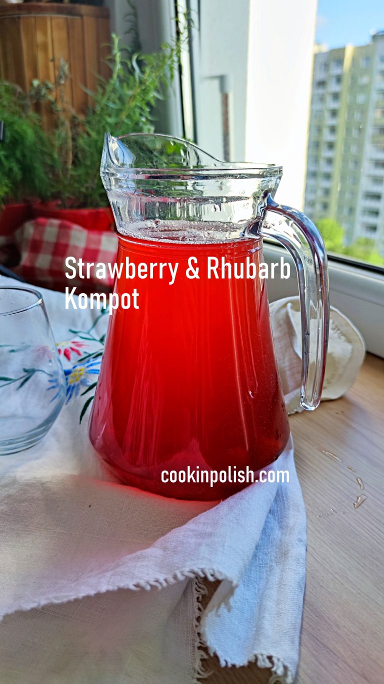 Strawberry and Rhubarb Kompot