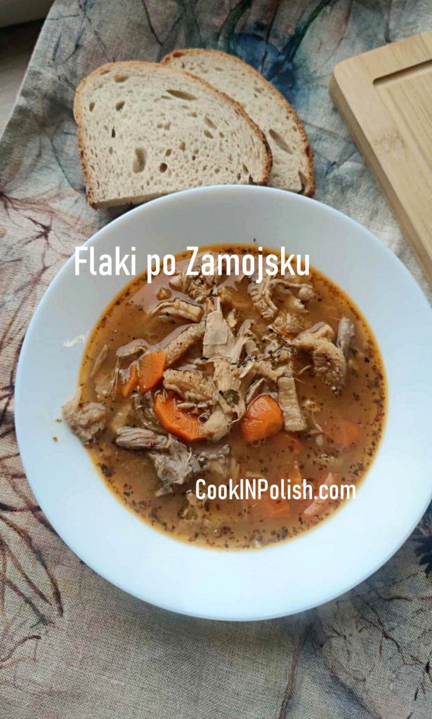 Polish Spicy Beef Tripe Soup